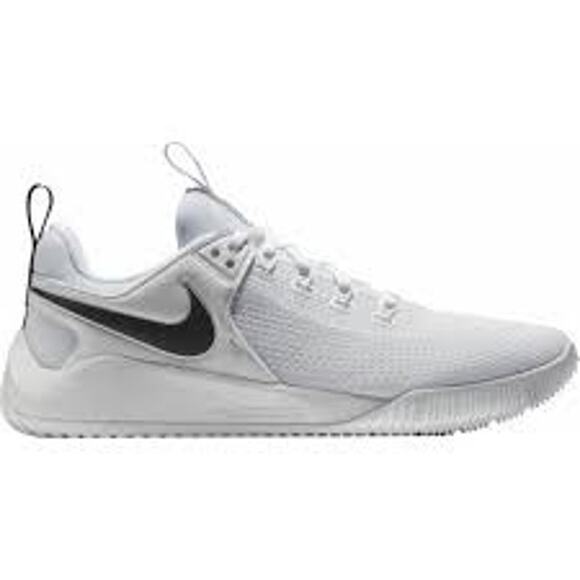 Nike  | 6 | Women's Zoom HyperAce 2 Volleyball Shoe White/Black Sneakers Tennis - Picture 1 of 7